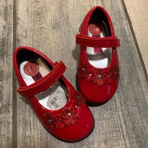 Toddler Girl Red Dress Shoes